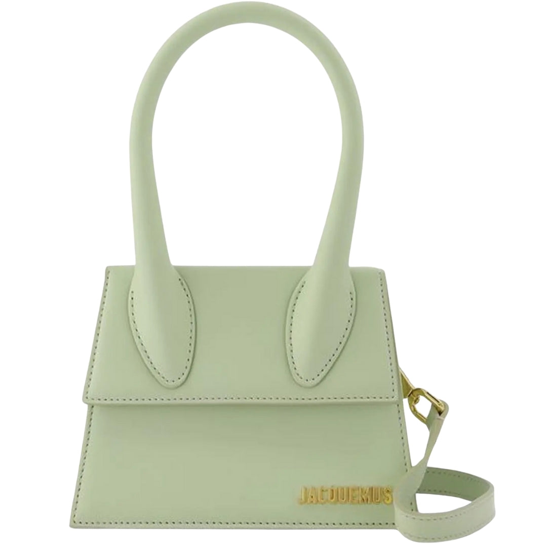 Jacquemus Le Chiquito Moyen lichtgroene tas - maat One Size