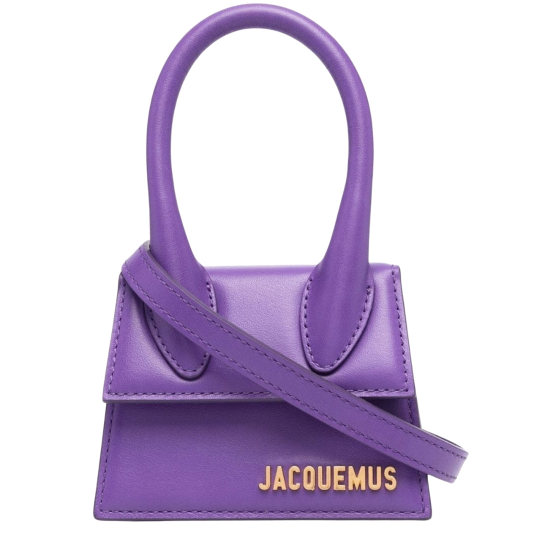 Jacquemus Le Chiquito paarse minitas - maat One Size