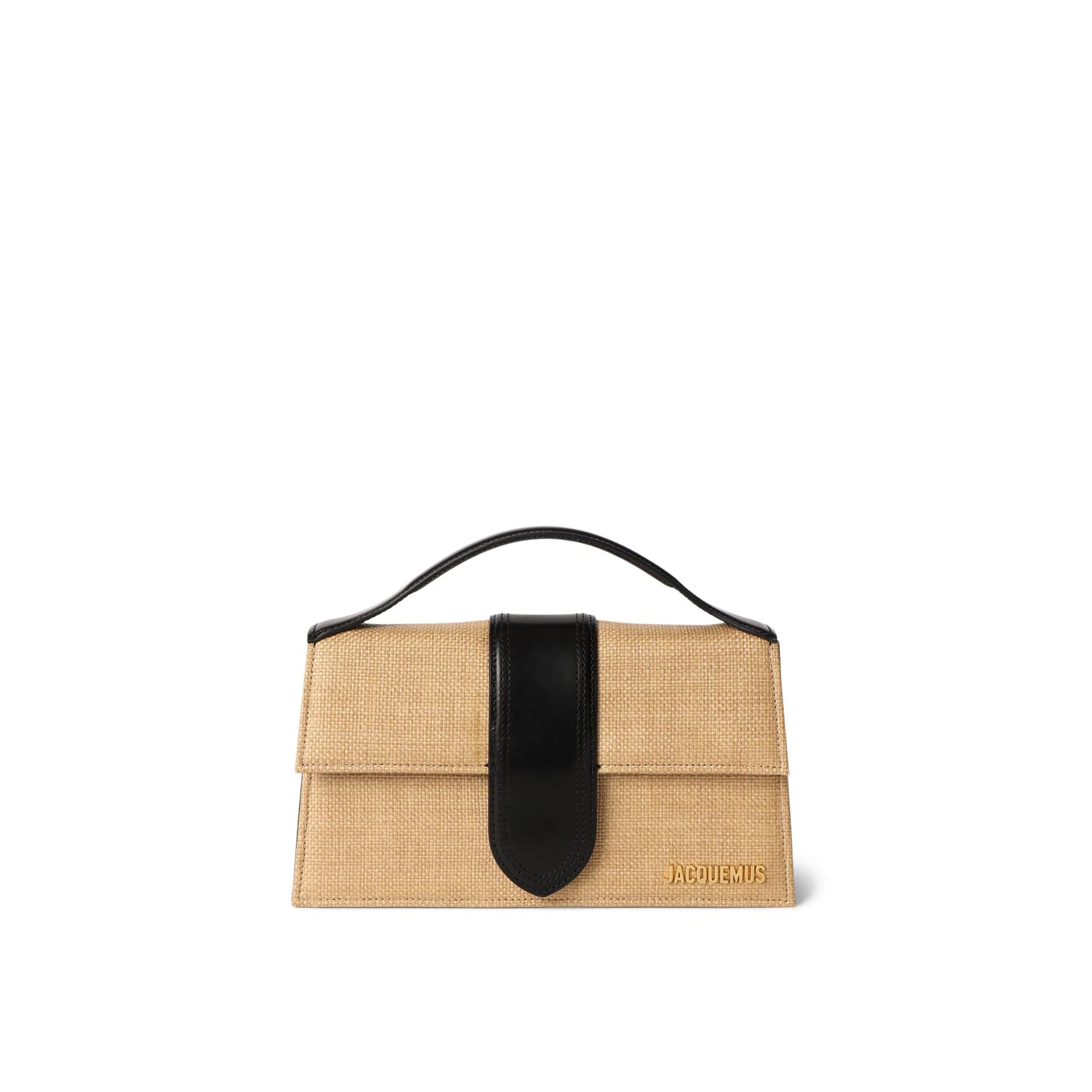 Jacquemus Le Grand Bambino Raffia tas - maat One Size