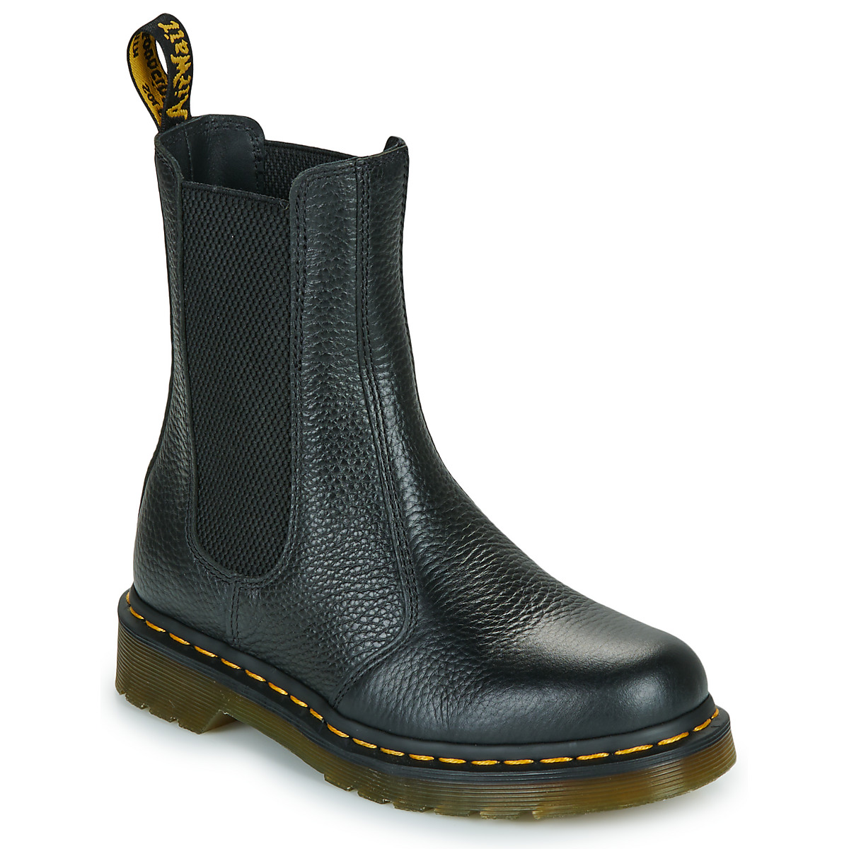 Laarzen Dr. Martens 2976 Hi Chelsea Boot Black Milled Nappa