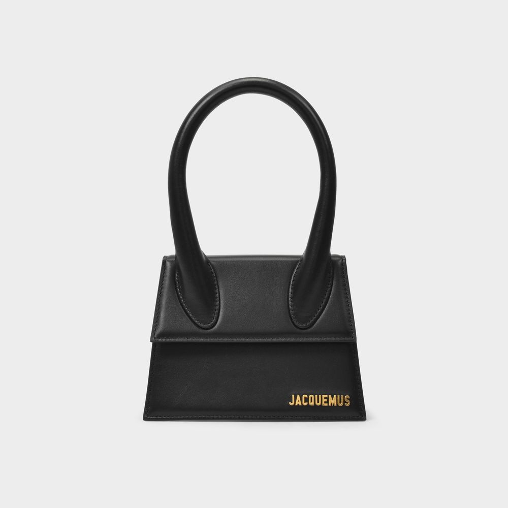 Le Chiquito Medium Tas - Jacquemus - Leer - Zwart - maat One Size