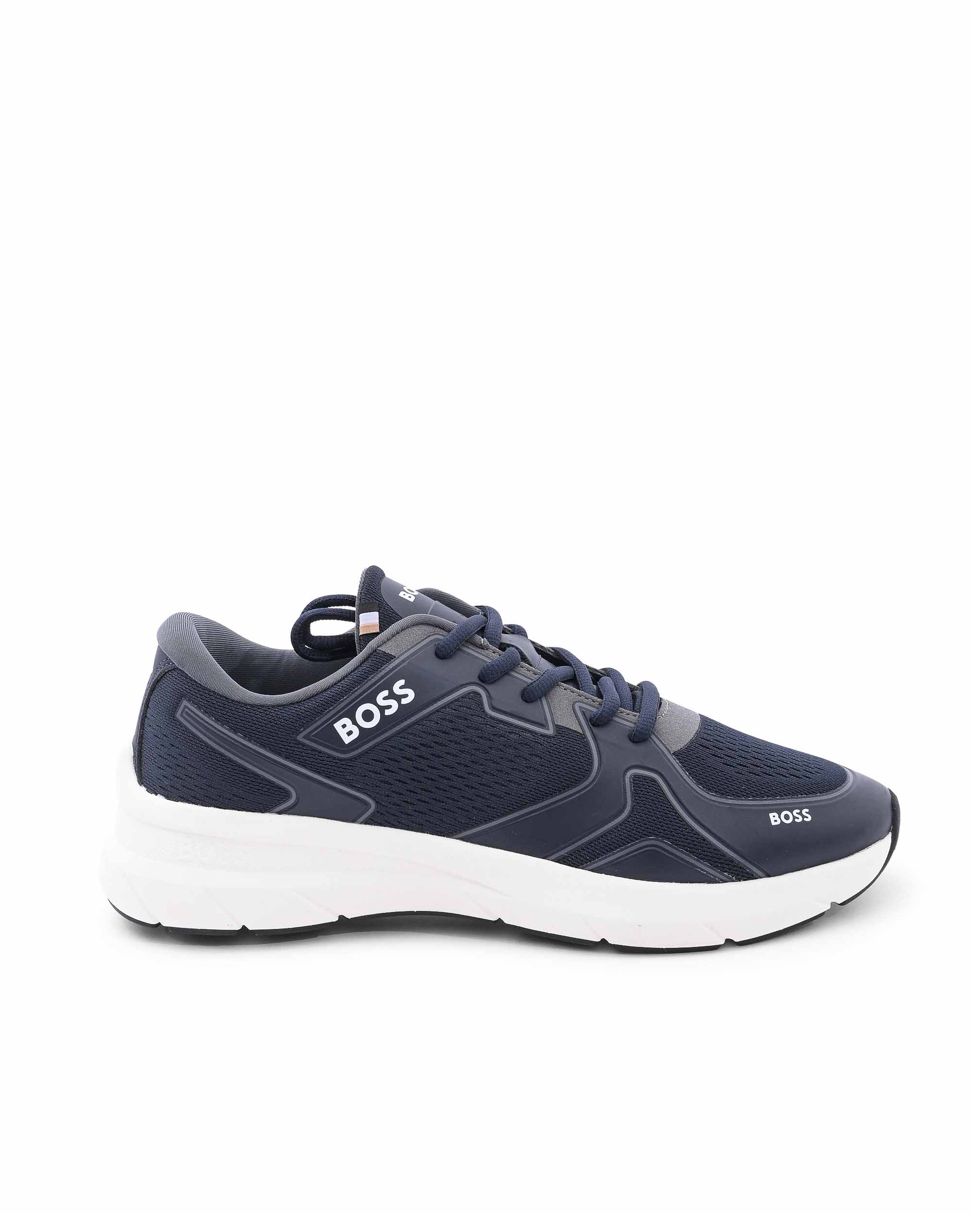 Men's Boss Owen Running Trainers in Dark Blue - maat EU 39