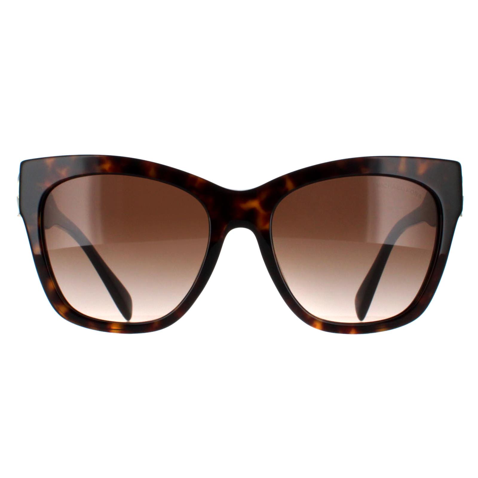Michael Kors MK2182U Empire Square 300613 donker tortoise bruin gradiÃ"nt zonnebril - maat One Size