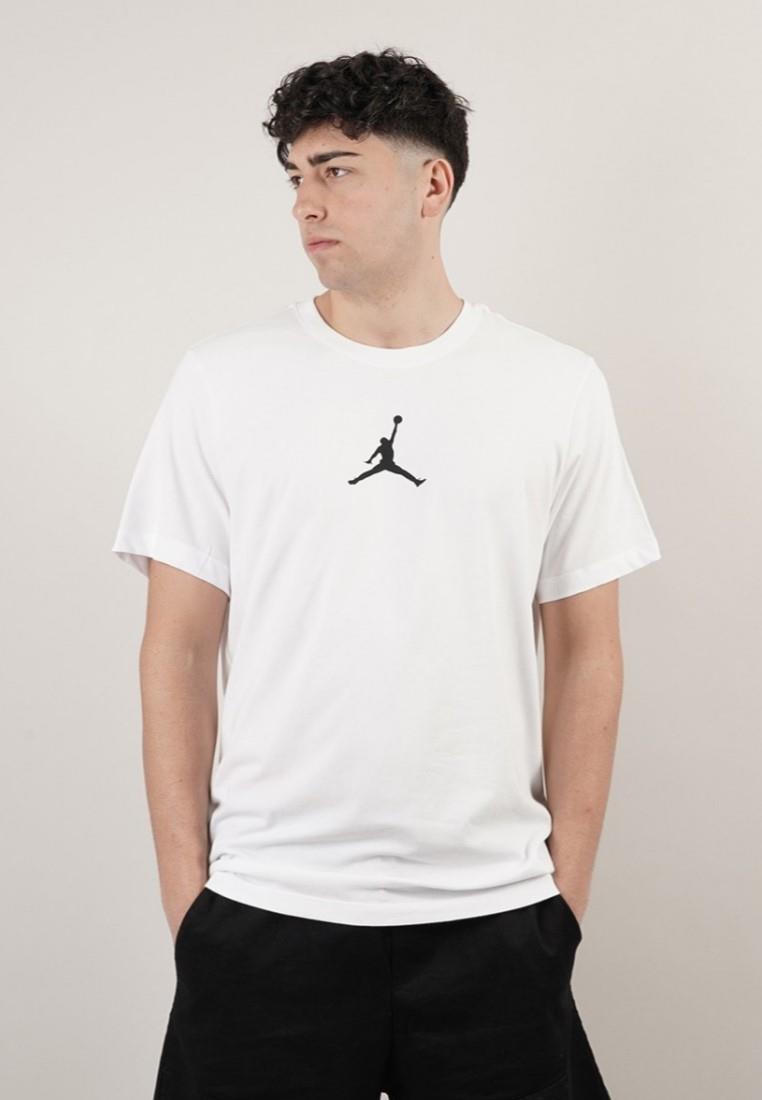 Nike Air Jordan Jumpman T-shirt met ronde hals voor heren in wit - maat M