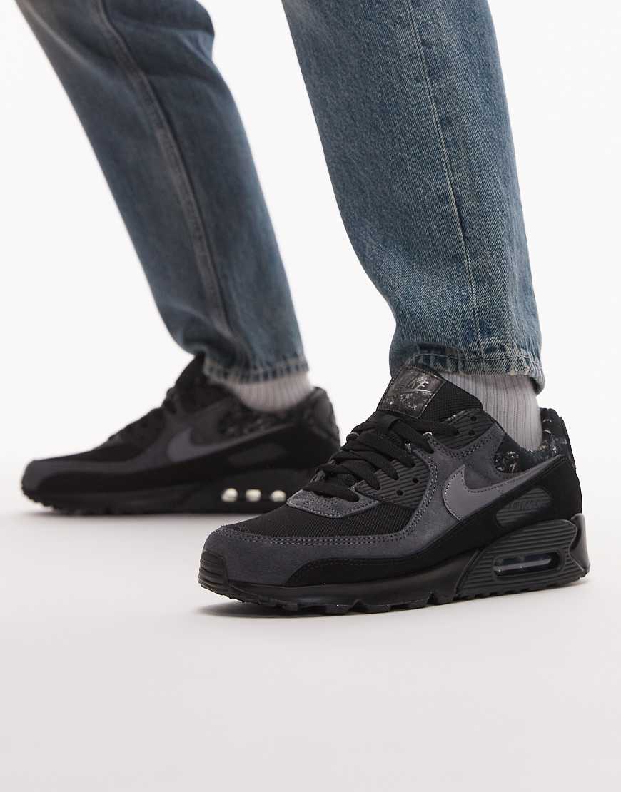Nike - Air Max 90 - Sneaker mit Military-Muster in Real Tree und Schwarz