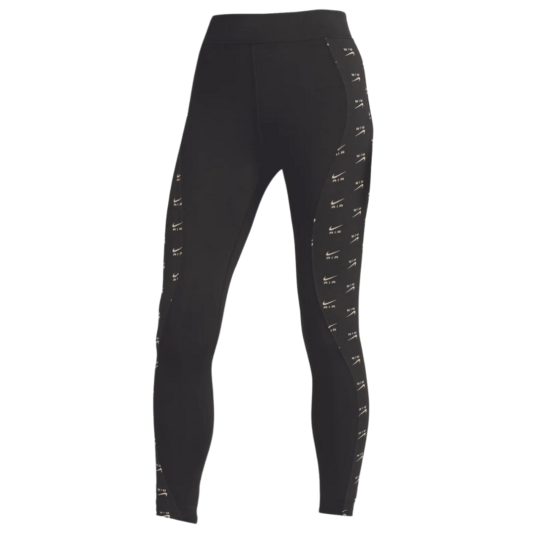 Nike Air zwarte legging met volledig logo - maat XS