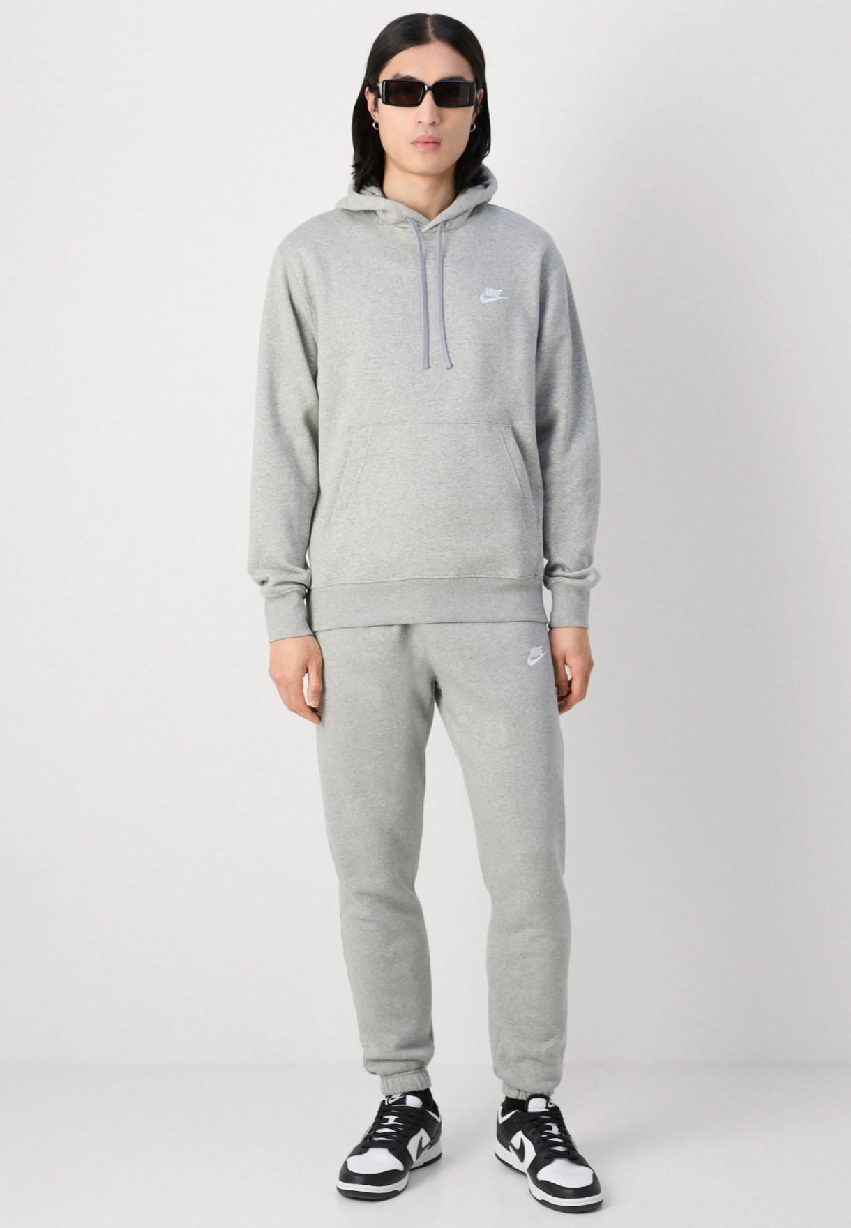 Nike Heren Sportswear Club Fleece Hooded Tracksuit in Grijs - maat XL