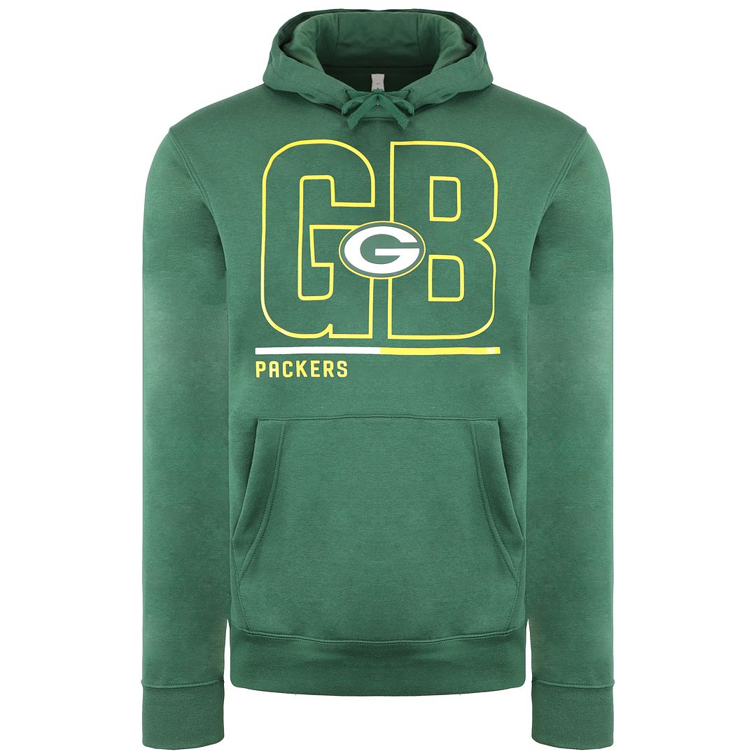 Nike NFL Green Bay Packers Club City Code Heren Groen Hoodie - maat L