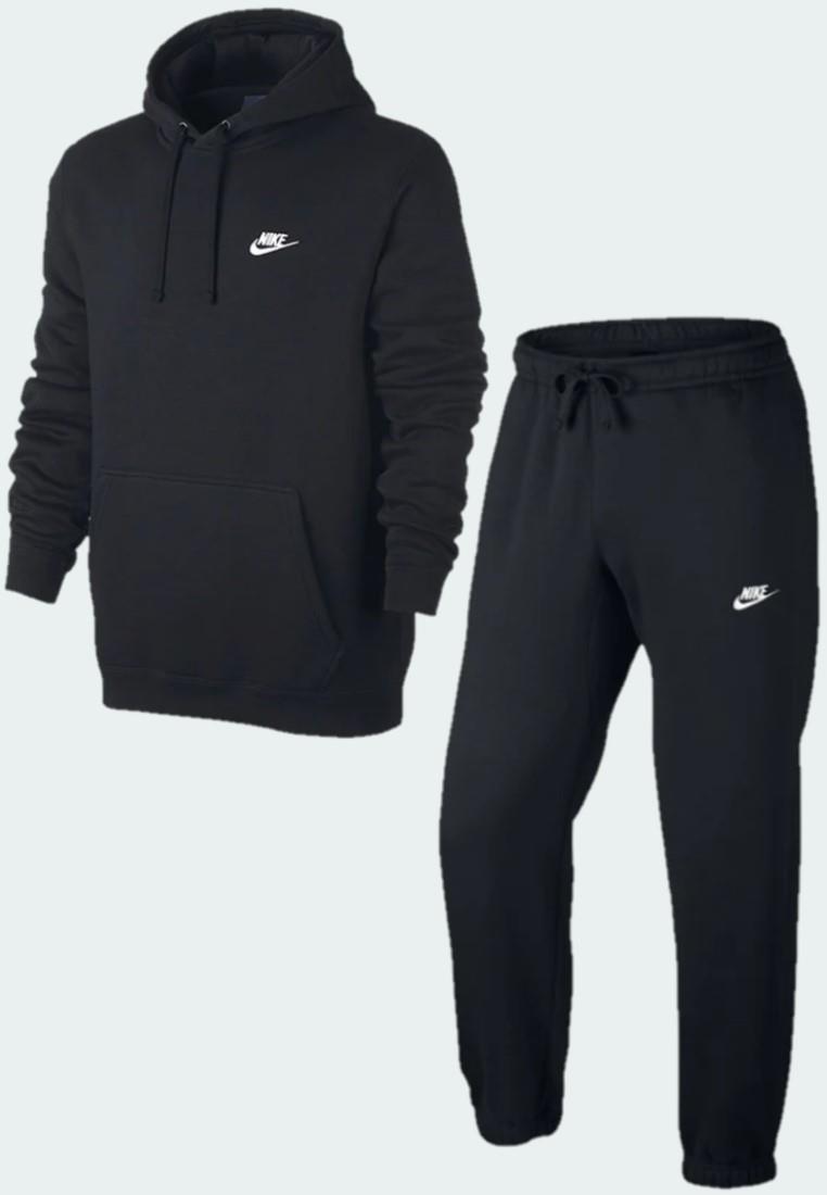 Nike Sportswear Club Fleece trainingspak met capuchon voor heren in zwart - maat XL