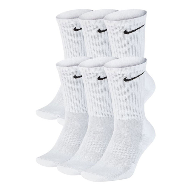 Nike Uniseks adult everyday gewatteerde sokken (set van 6)