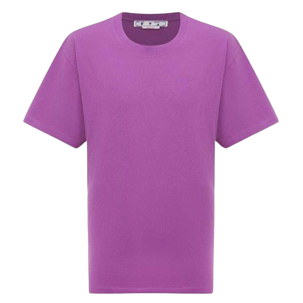 Off White Heren Diagram Oversized T-shirt (Paars)