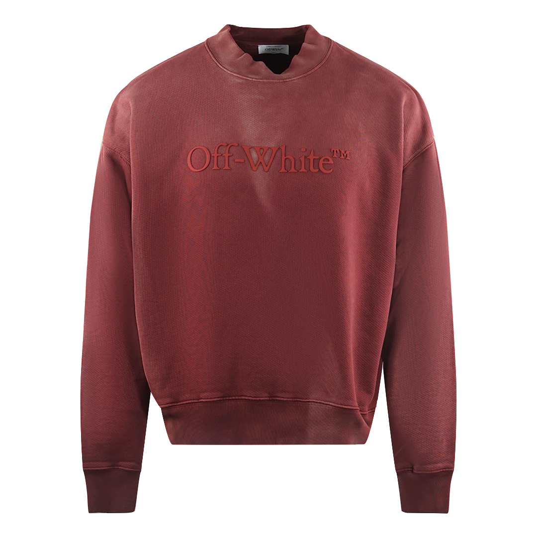 Off-White Laundry Skate Fit Red Sweatshirt - maat M