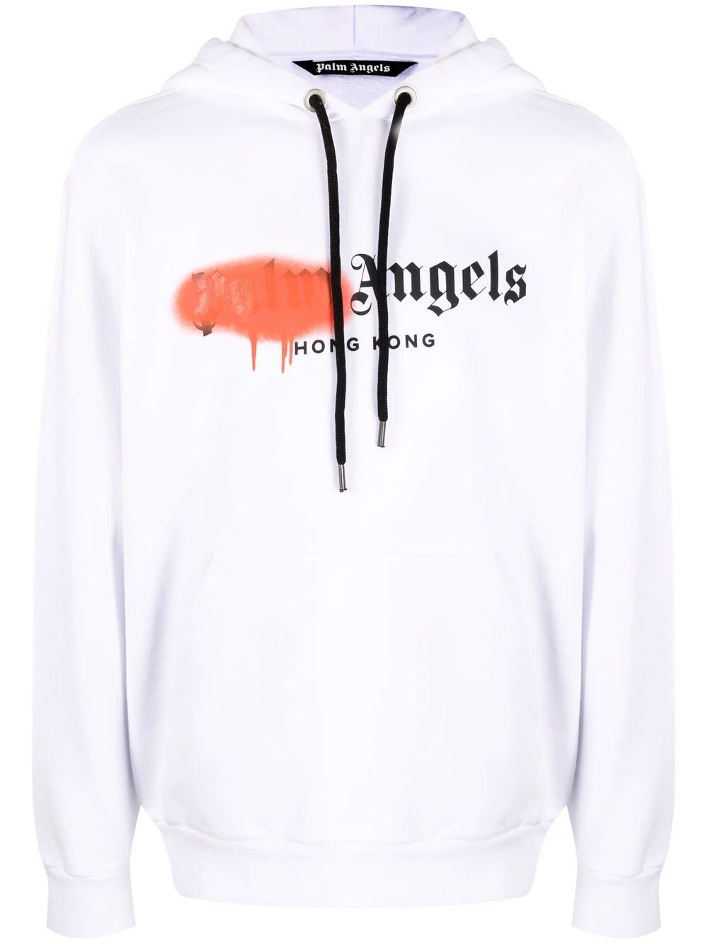 Palm Angels Red Spray Hong Kong-hoodie wit - maat S