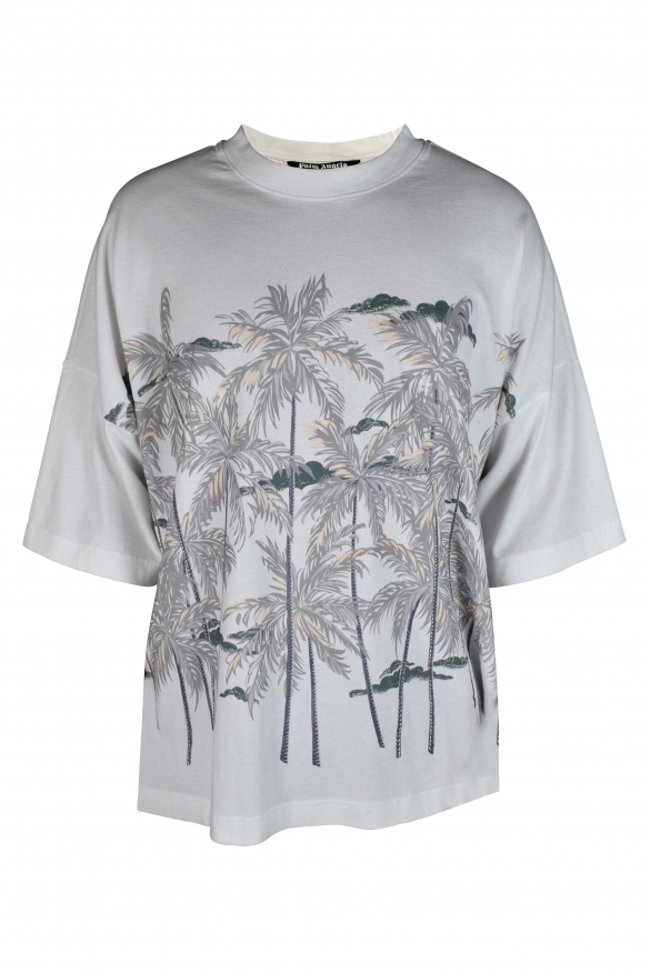 Palm Angels T-shirt Wit - maat L