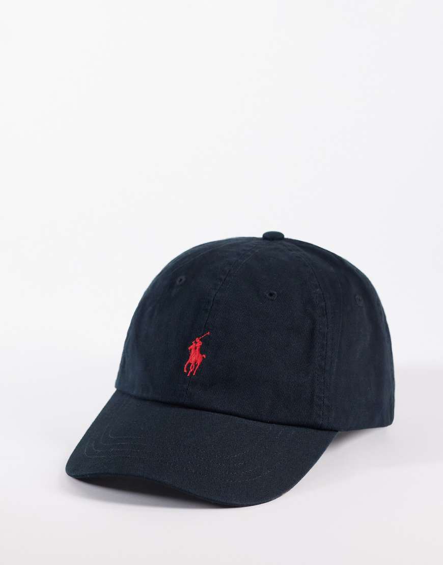 Polo Ralph Lauren - Schwarze Baseballkappe mit Markenlogo