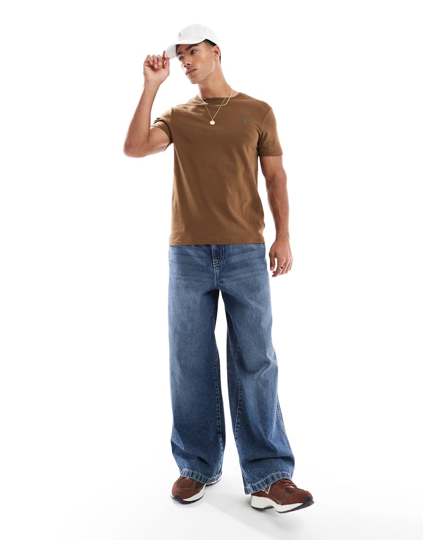 Polo Ralph Lauren - T-Shirt in Braun mit Markenlogo