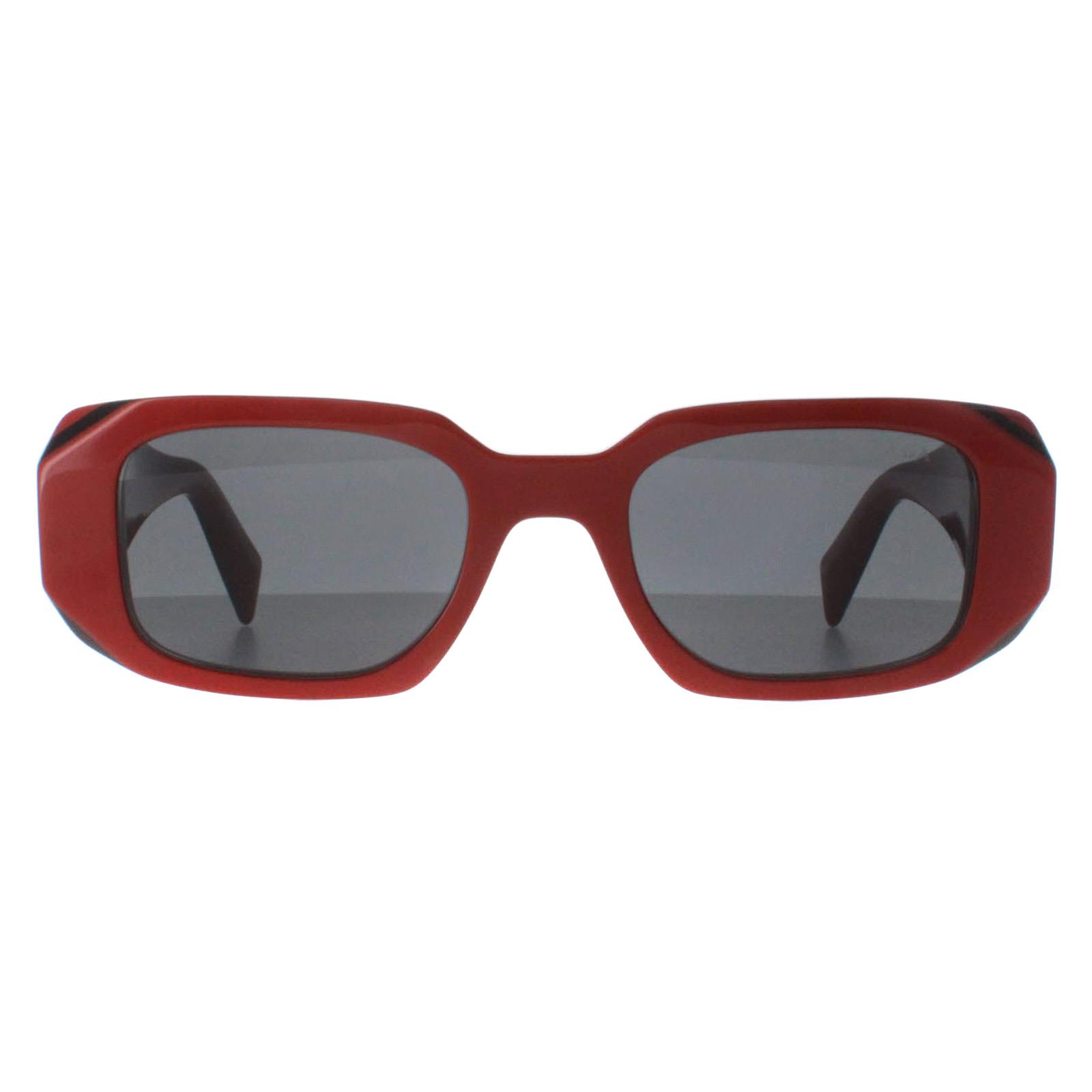 Prada PR17WS 12N5S0 oranje zwart donkergrijs zonnebril - maat One Size