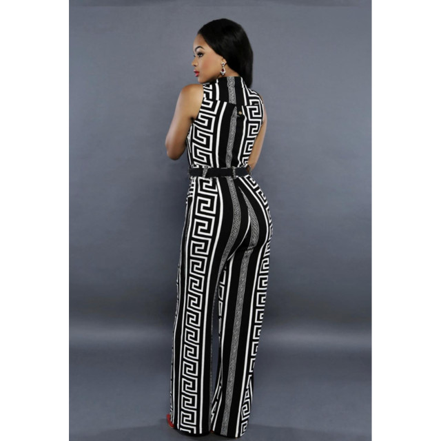 The Dezzy Factory Lena jumpsuit met riem | zwart - maat 36