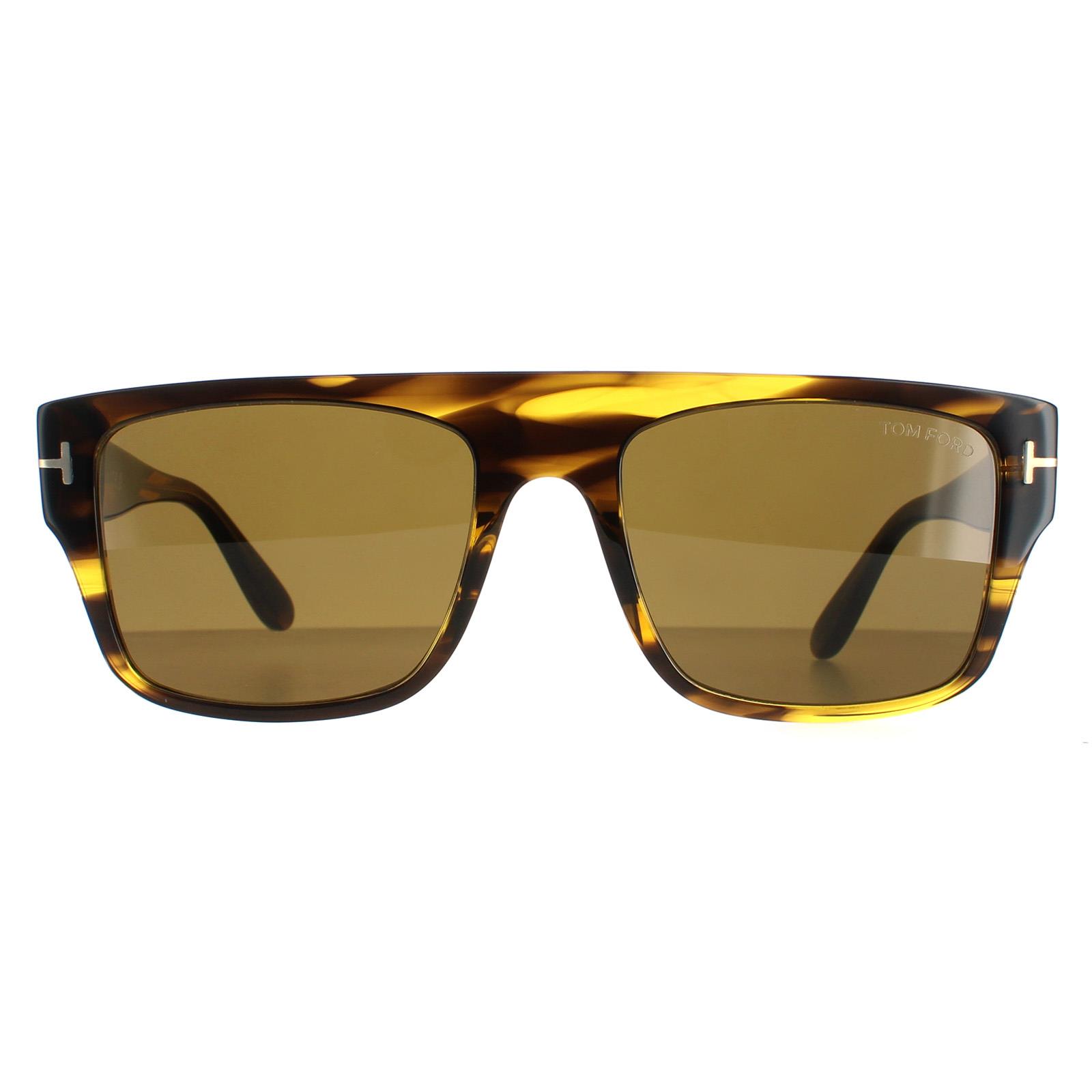 Tom Ford zonnebril Dunning FT0907 48J Tortoise Brown