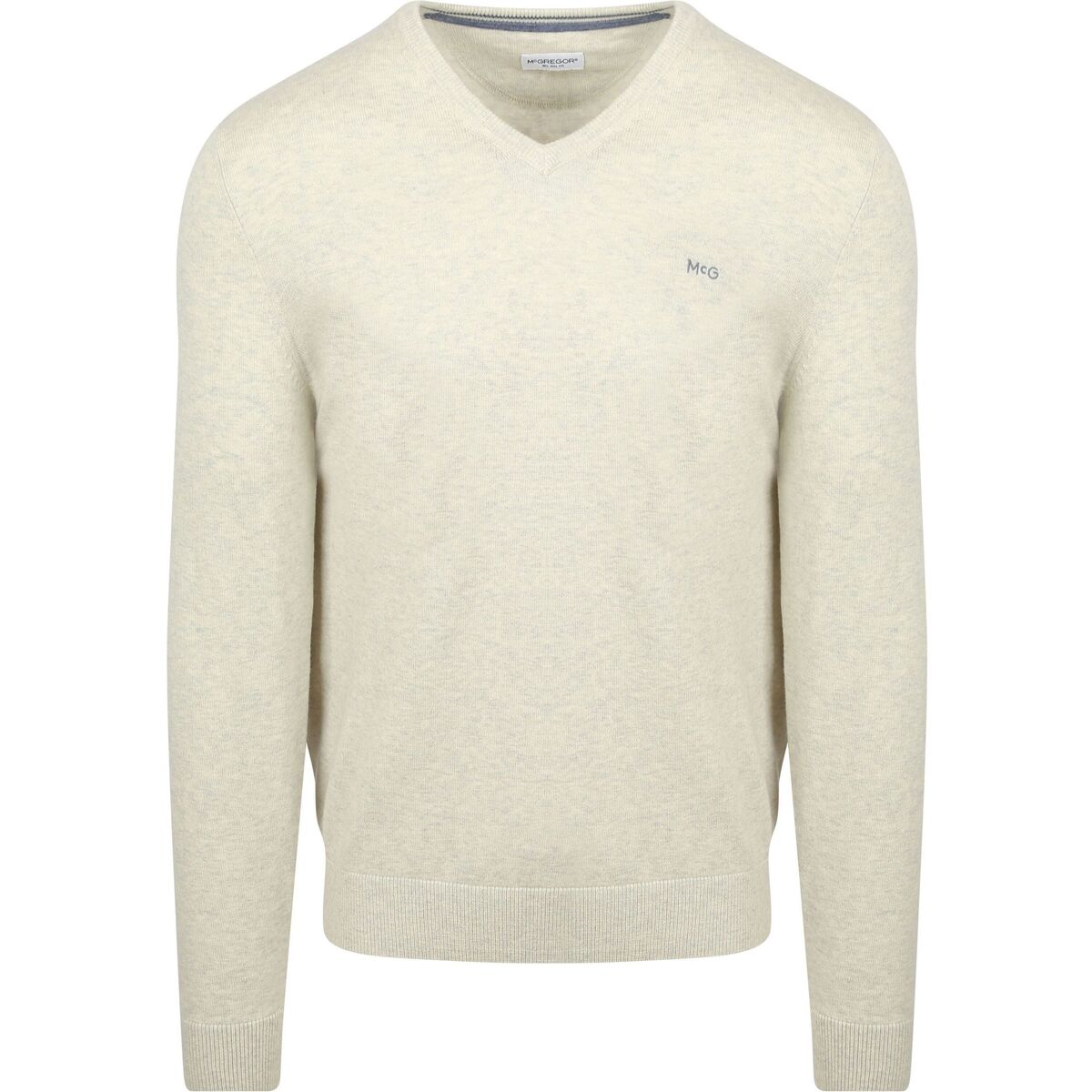 Trui Mcgregor Trui Merino Blend V-Hals Off White
