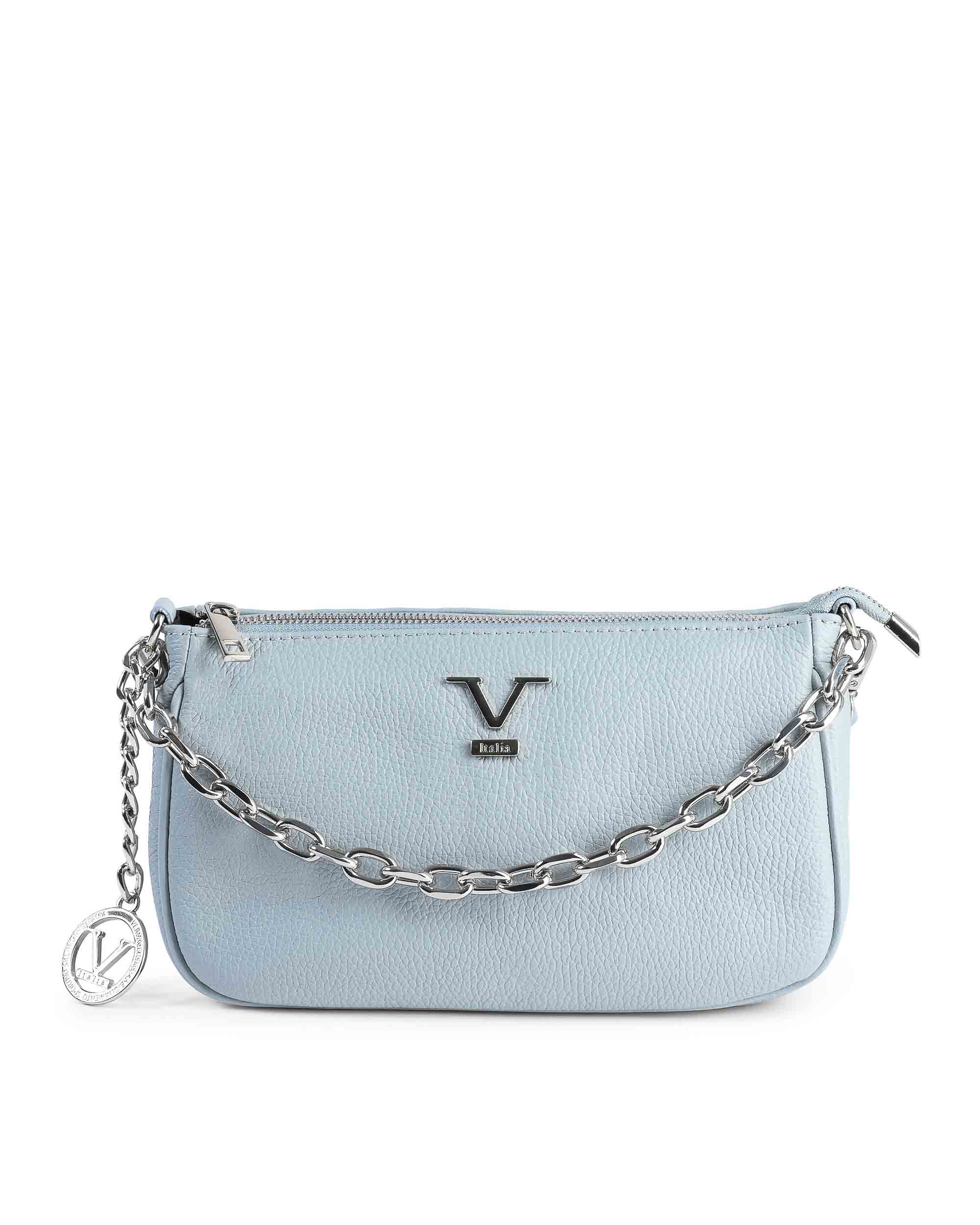 V Italia mini-tas voor dames VE1735-S Dollaro Celeste - maat One Size