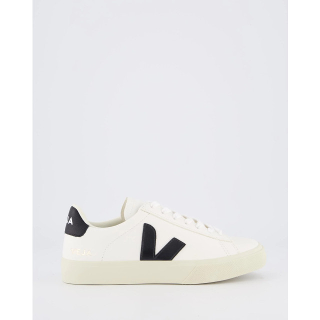 Veja Dames, heren campo sneaker leer /zwart