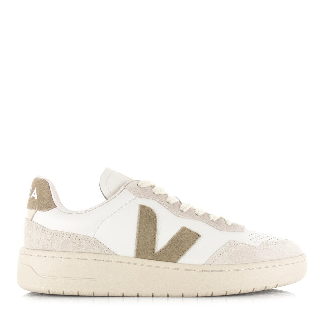 Veja V-90 o.t. leather white taupe lage sneakers unisex