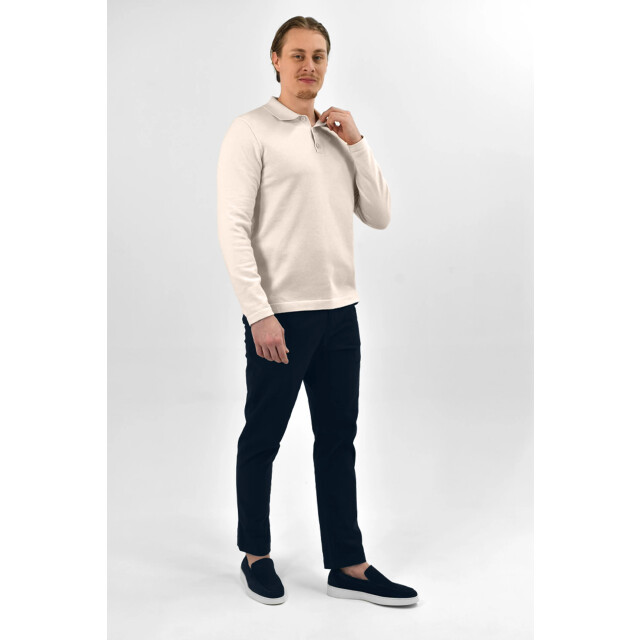 Vercate Knitted poloshirt off white - maat M