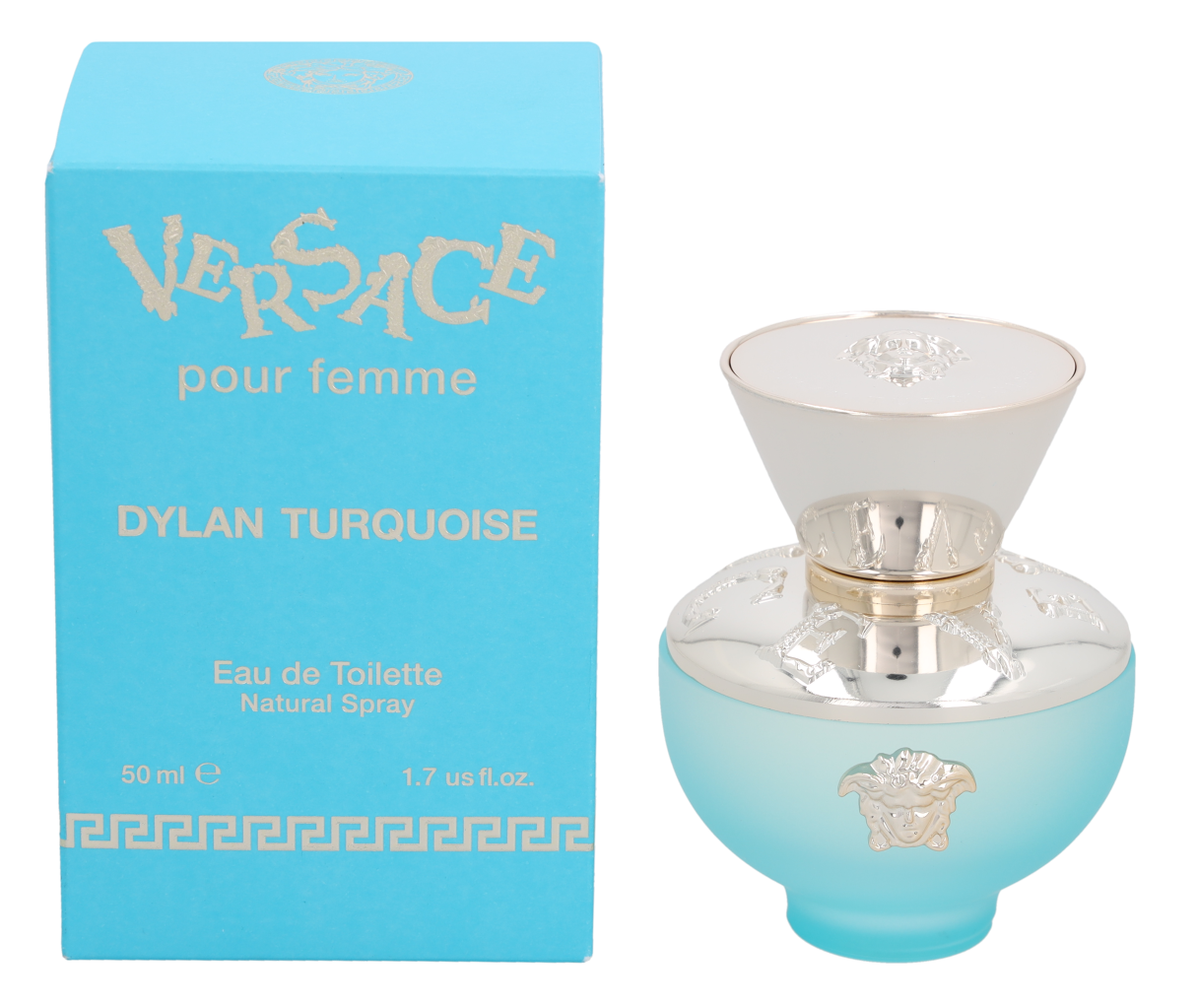 Versace Dylan Turquoise Edt Spray 50ml. - maat One Size