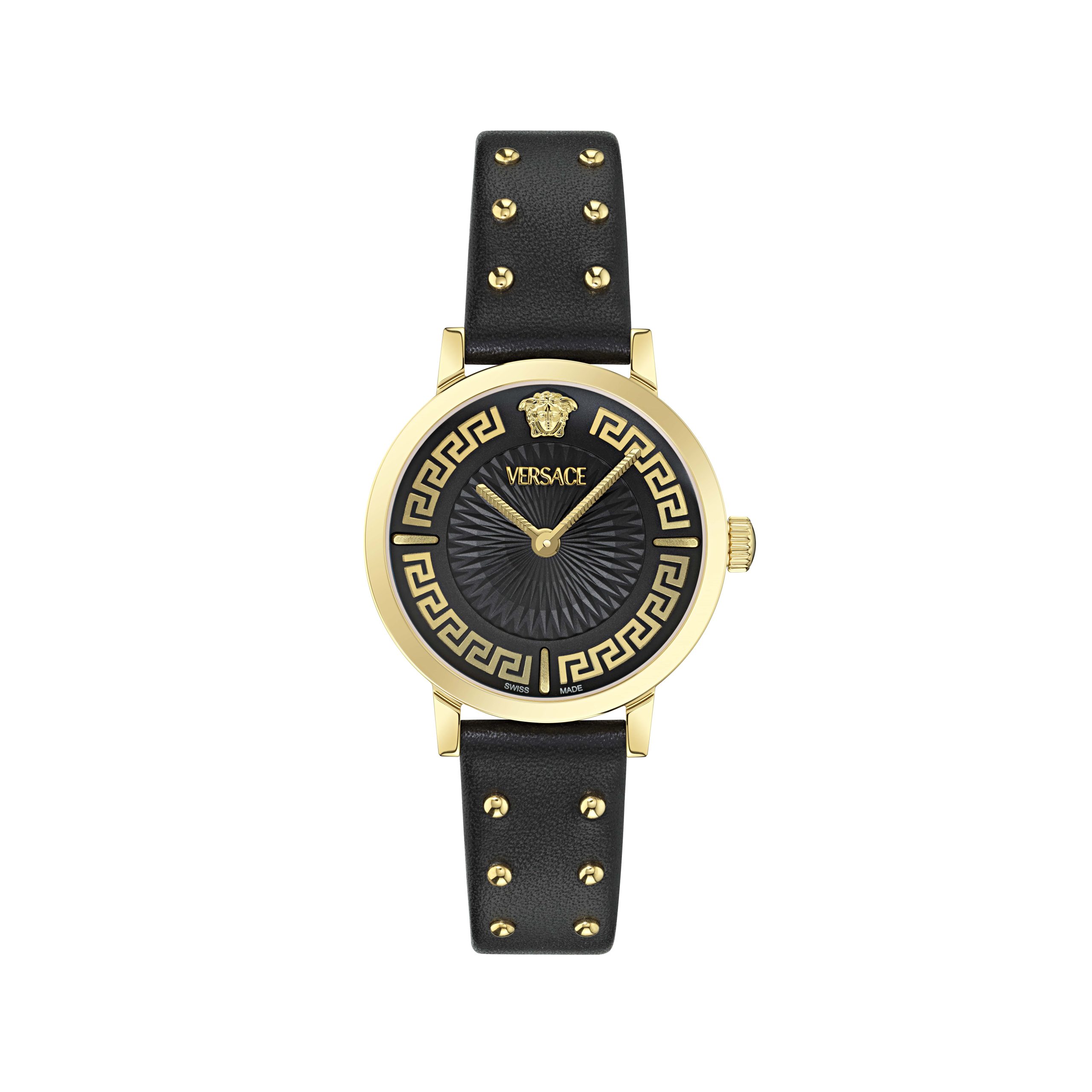 Versace Greca Fortuna Dames Horloge Zwart VE0A00225 - maat One Size