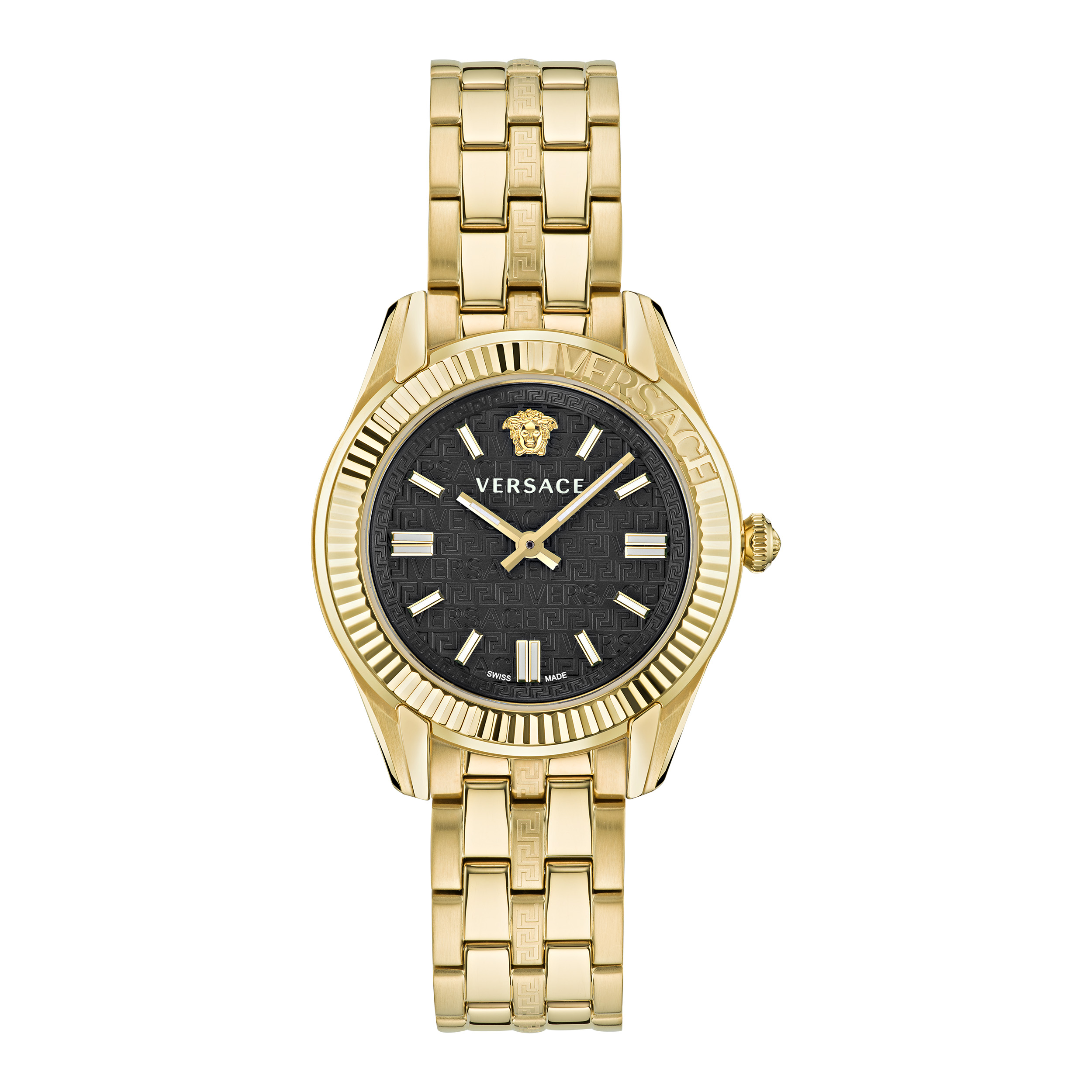 Versace Greca Time Dames Horloge Goudkleurig VE6C00623 - maat One Size