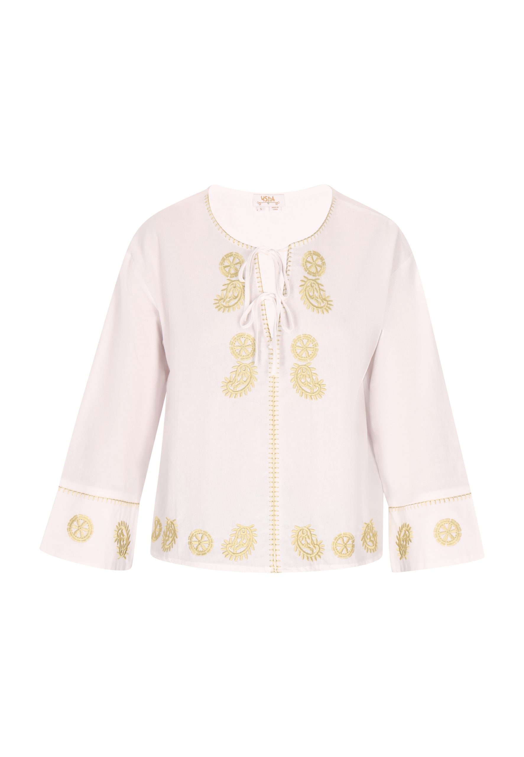 usha Blouse Dames wit - maat L