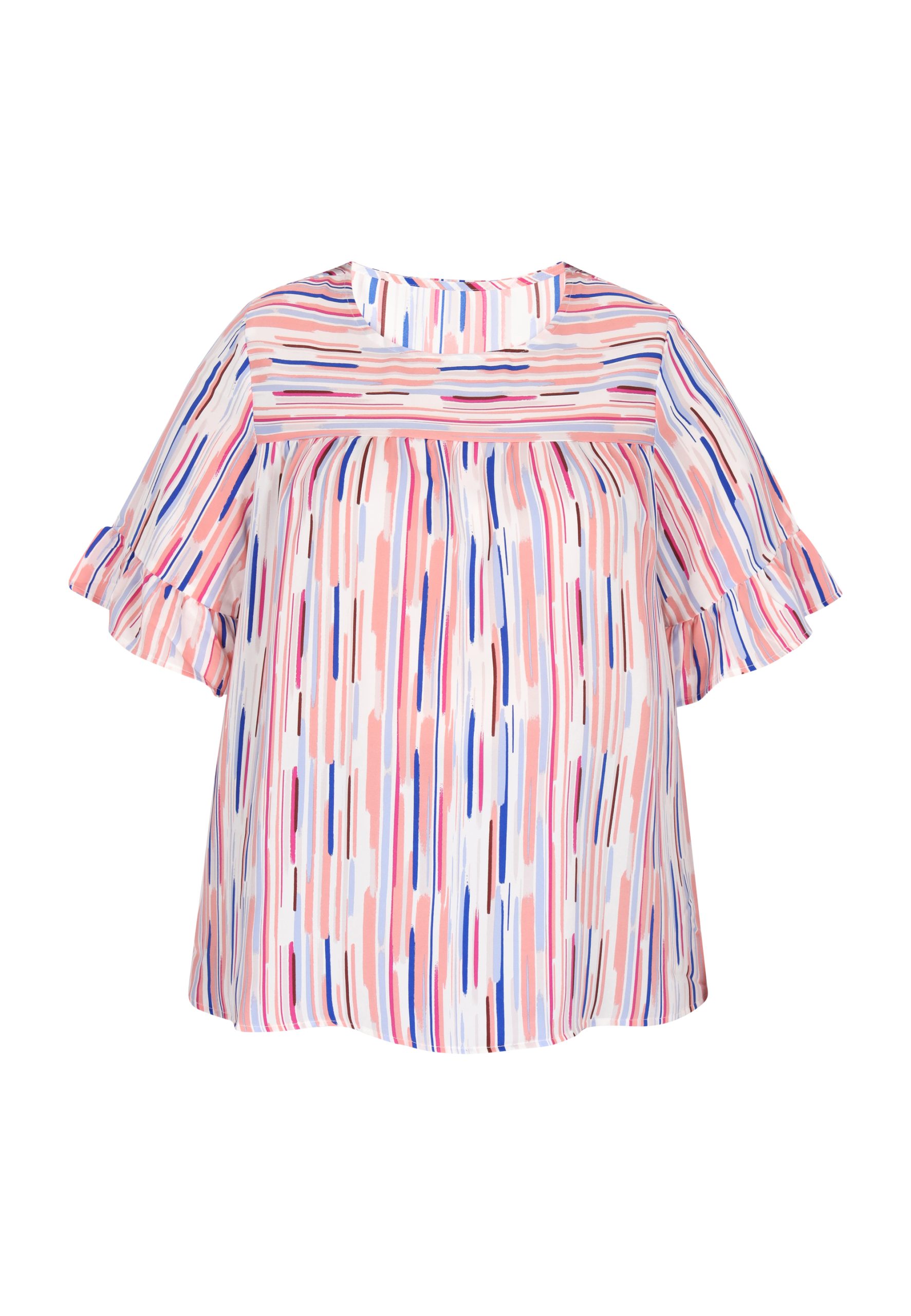 usha Grote maat blouse Dames Witte strepen - maat XL