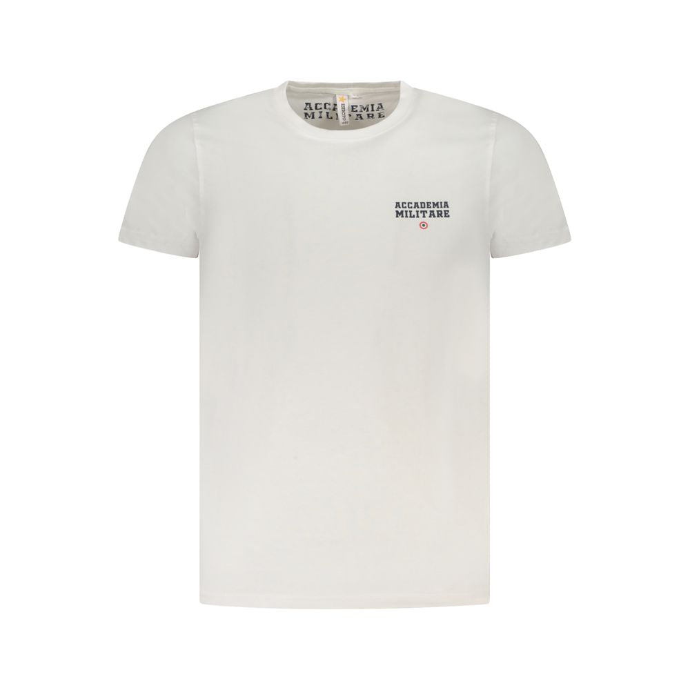Accademia Militare Witte Katoenen Heren T-Shirt