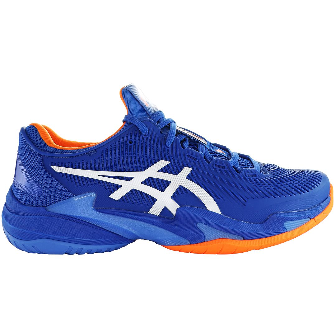 Asics Court FF 3 Novak Heren Blauwe Tennis Schoenen