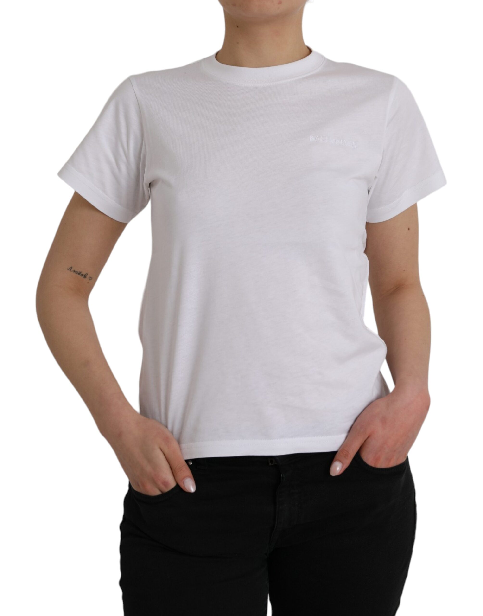 Balenciaga Logo T-shirt met Korte Mouwen
