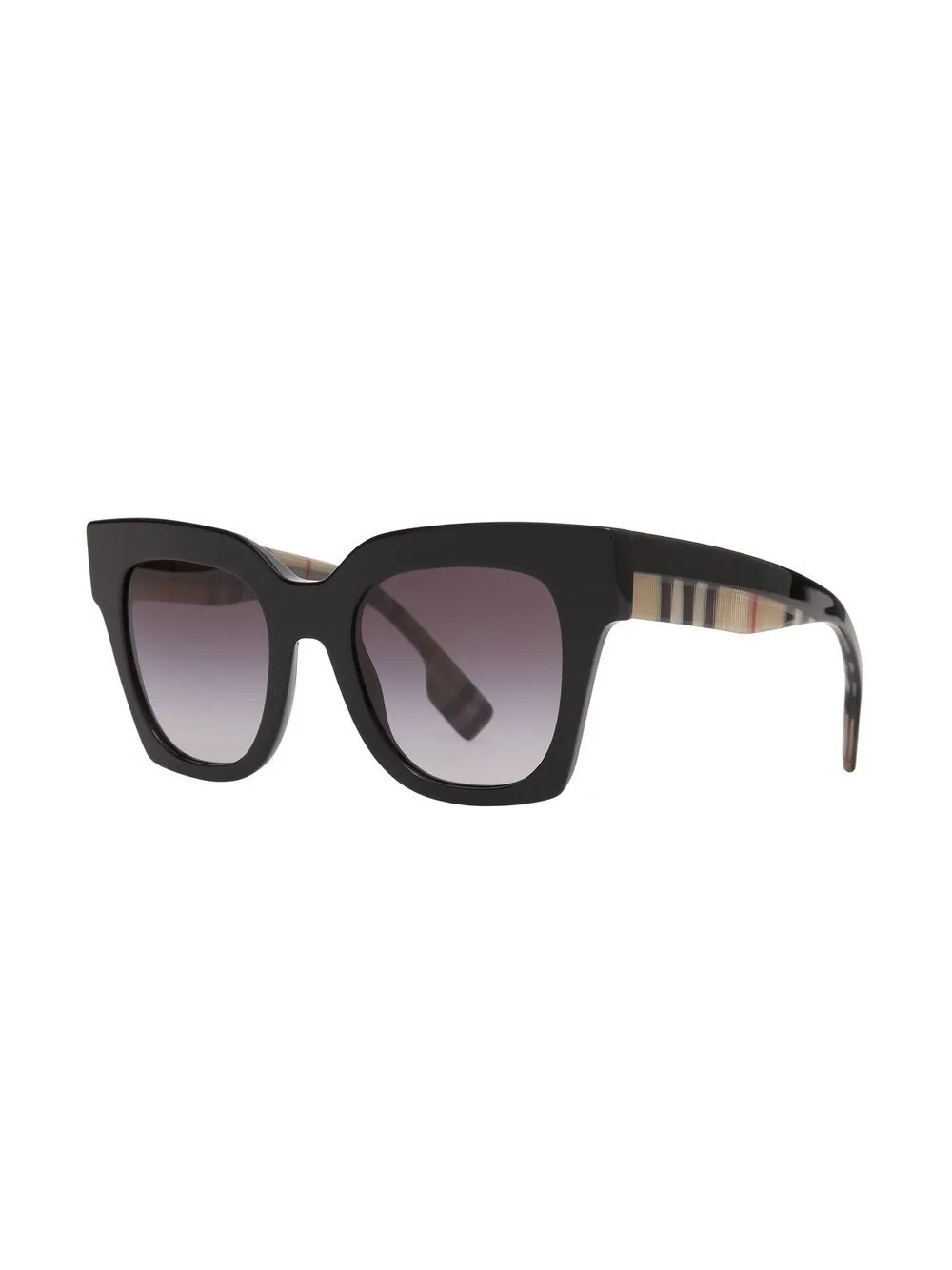Burberry Eyewear Bio-acetate zonnebril met vierkant montuur - Zwart