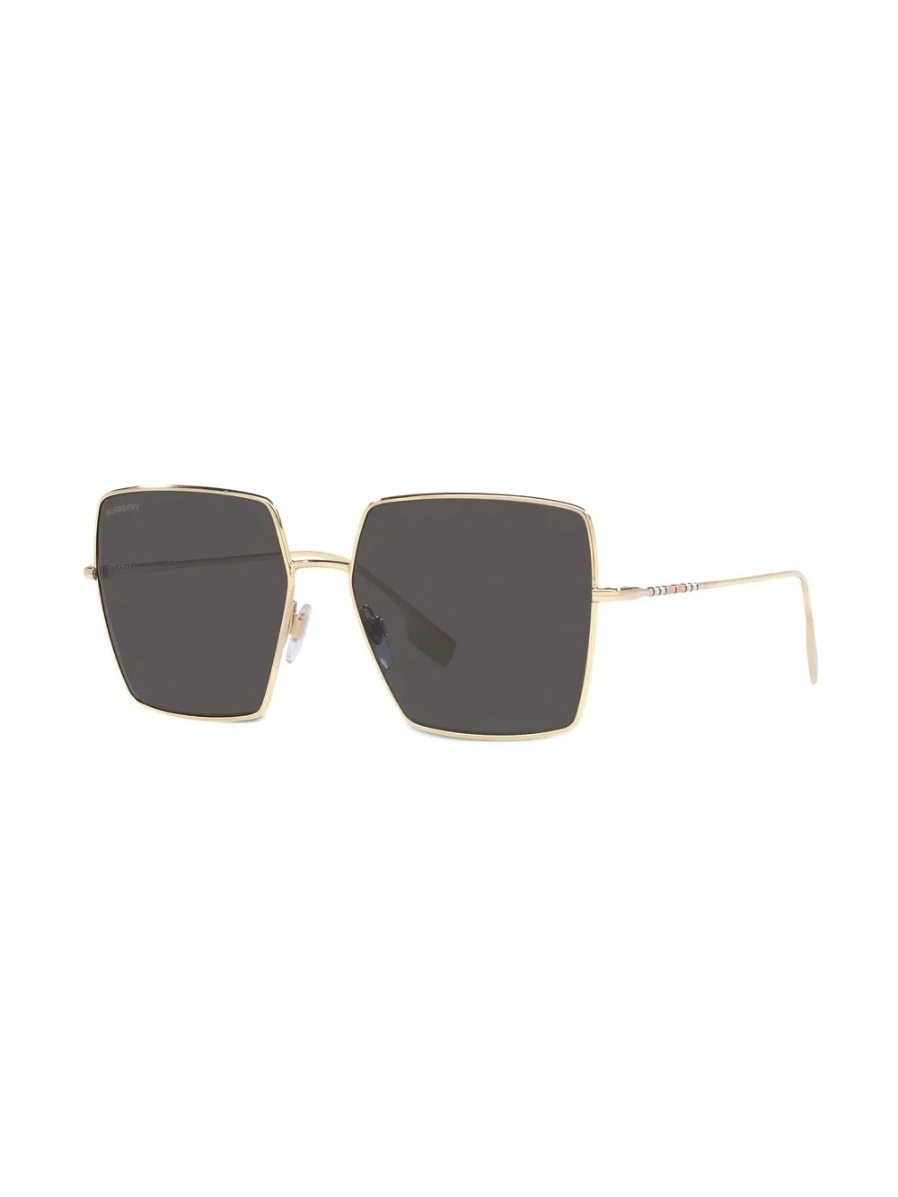 Burberry Eyewear Daphne zonnebril met geruit detail - Goud
