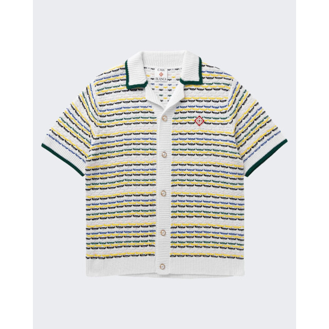 Casablanca Heren tuck stitch shirt