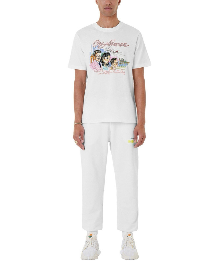 Casablanca La Liaison Design wit T-shirt