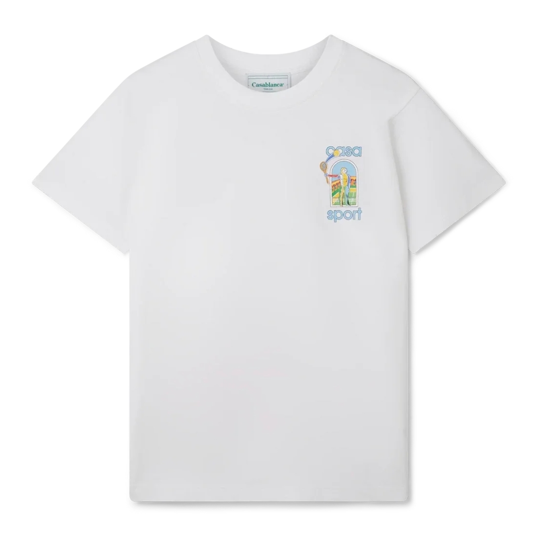 Casablanca White Le Jeu Colore T-Shirt
