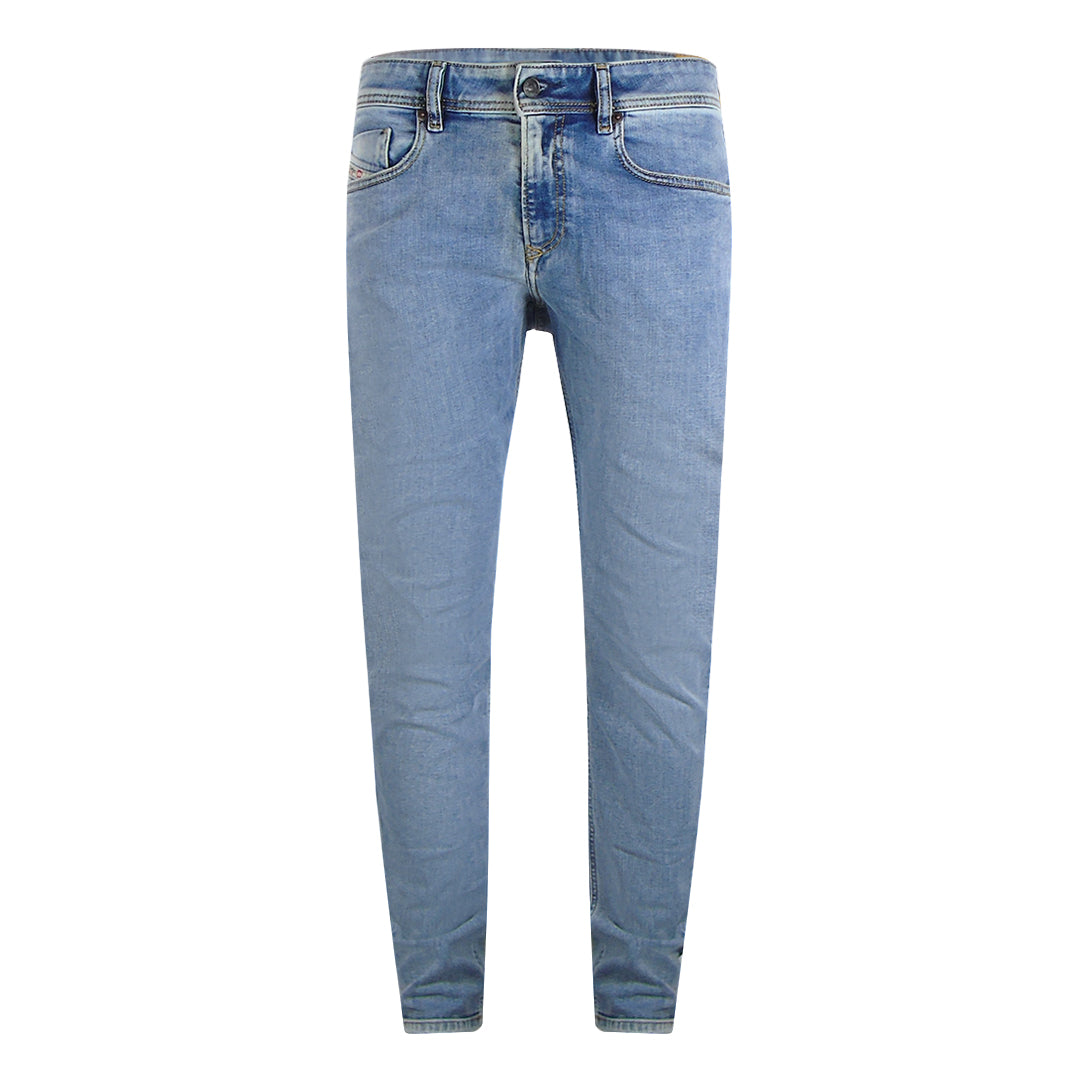 Diesel 1979 Sleenker-r Lichtblauwe Denim Broek