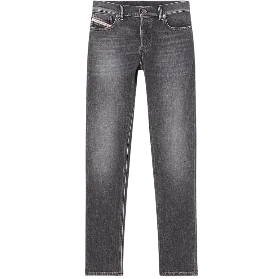 Diesel 2023 D-Finitive vervaagde zwarte jeans