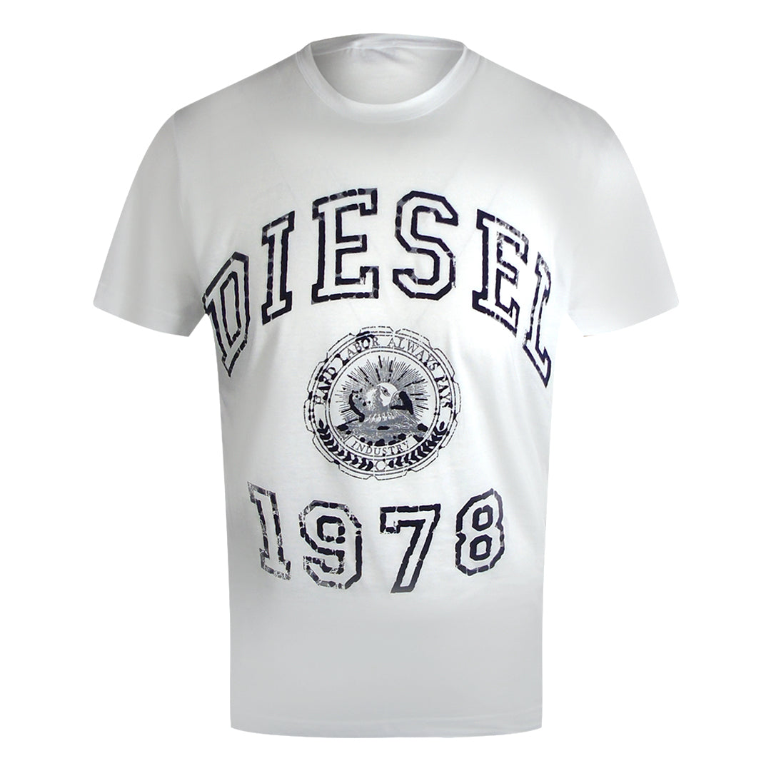 Diesel Bold Logo Witte T-shirts