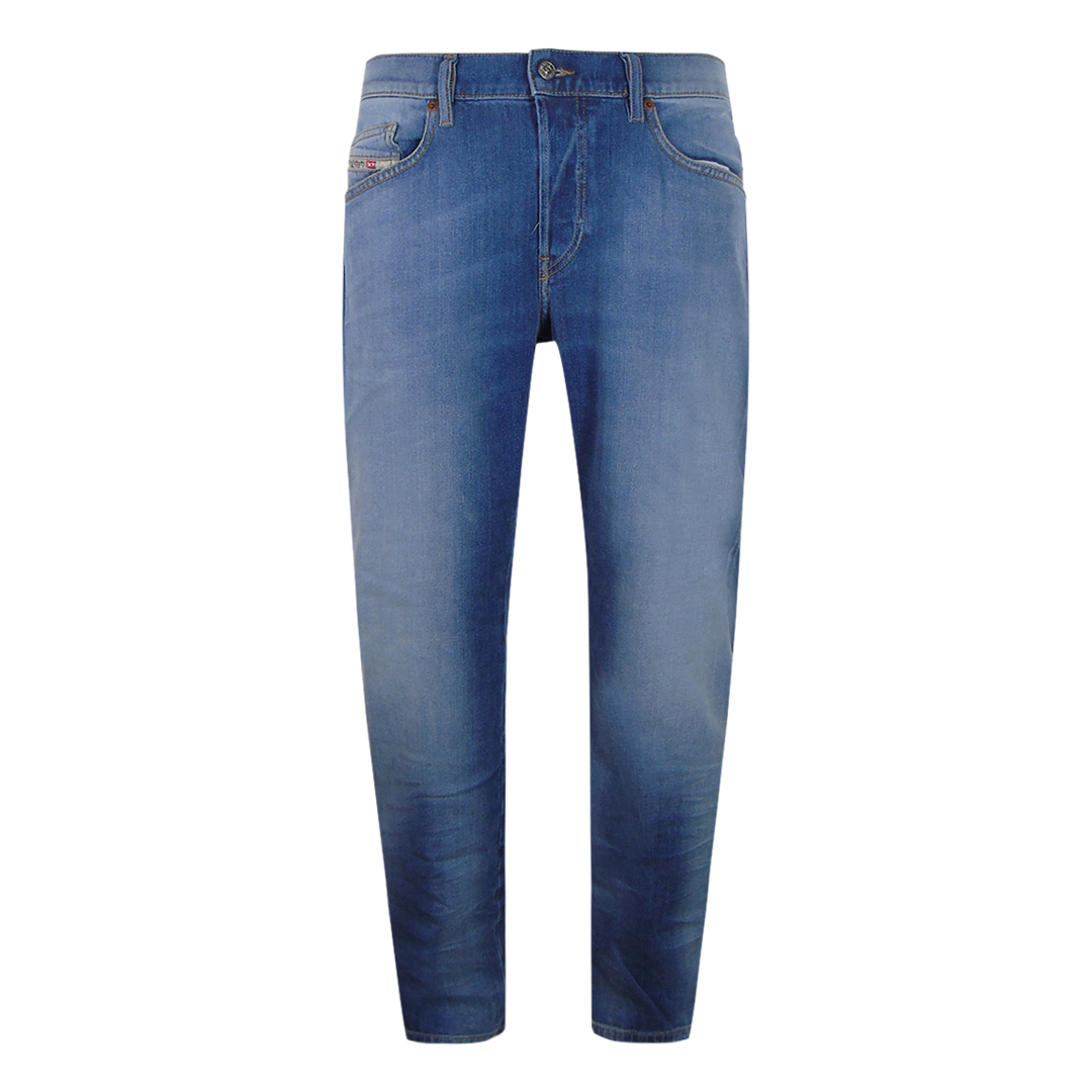 Diesel D-Mihtry blauwe denim jeans met rechte pasvorm