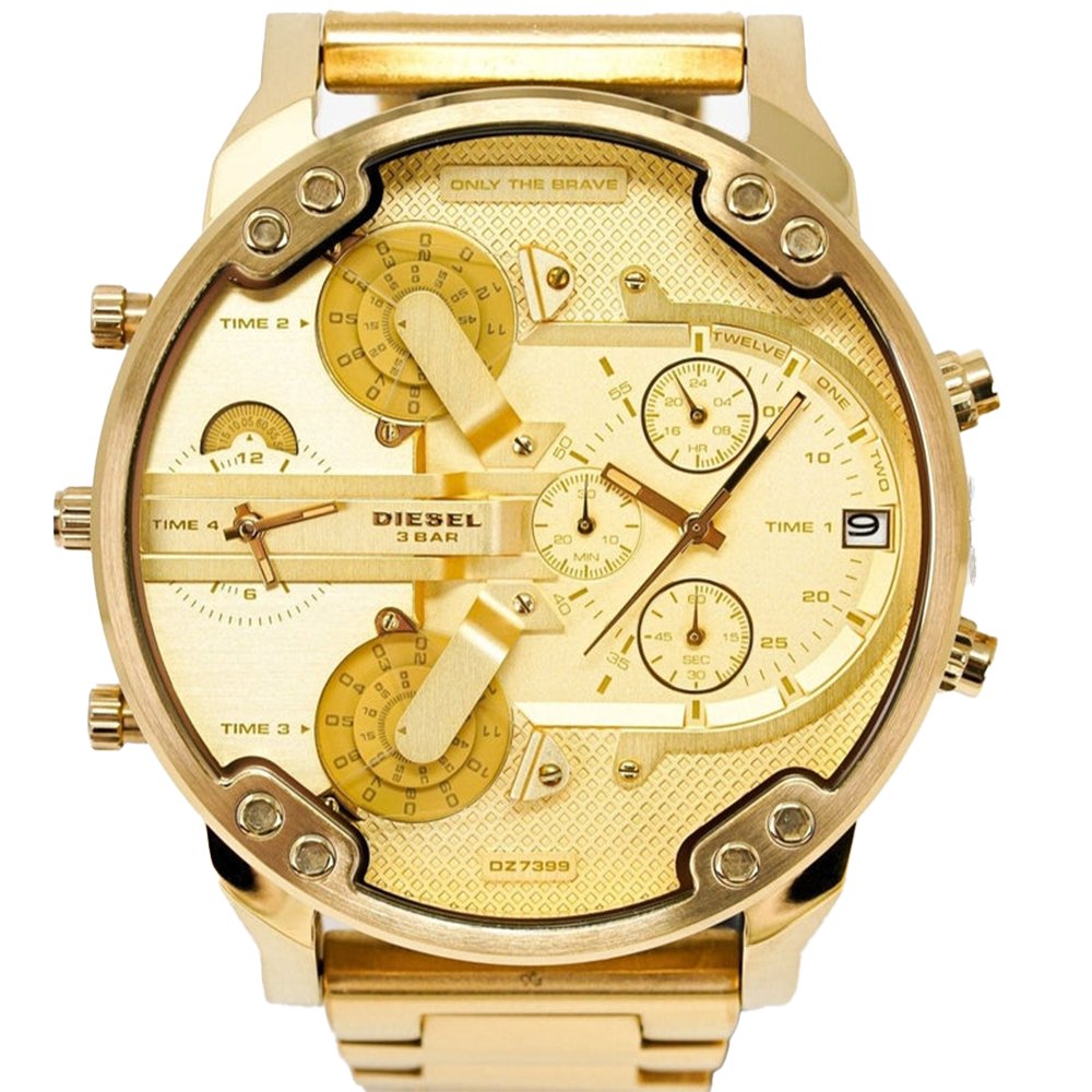 Diesel DZ7399 Mr Daddy 2.0 Geelgoud Herenhorloge