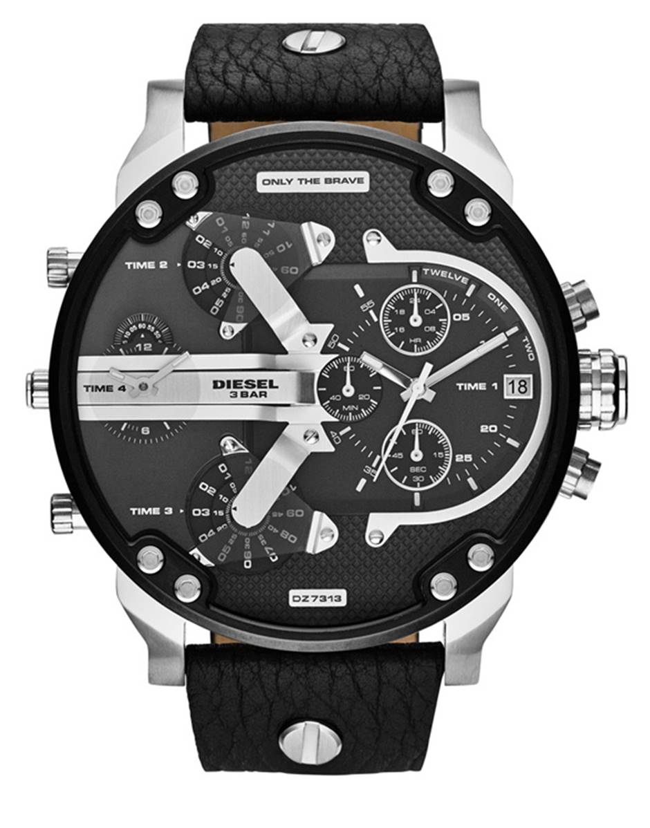 Diesel Mr. Daddy 2.0 herenhorloge Zwart DZ7313
