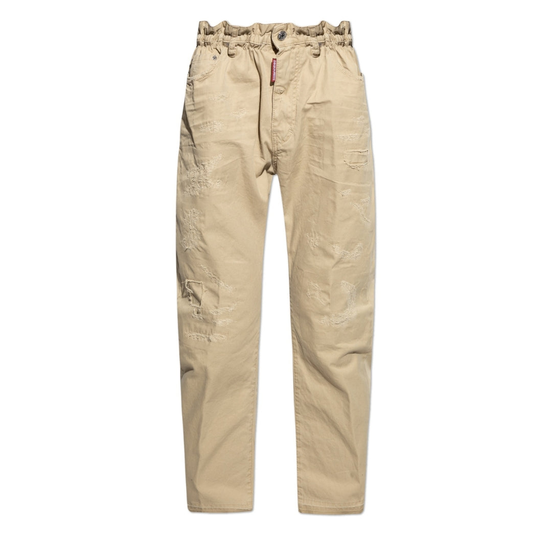 Dsquared2 Beige Broek Desert Tan
