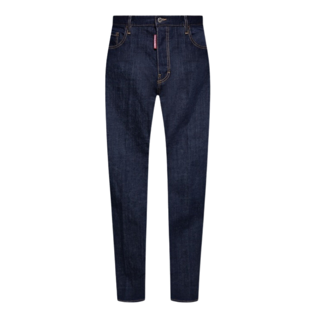 Dsquared2 Donkerblauw Gespoelde Jeans 642
