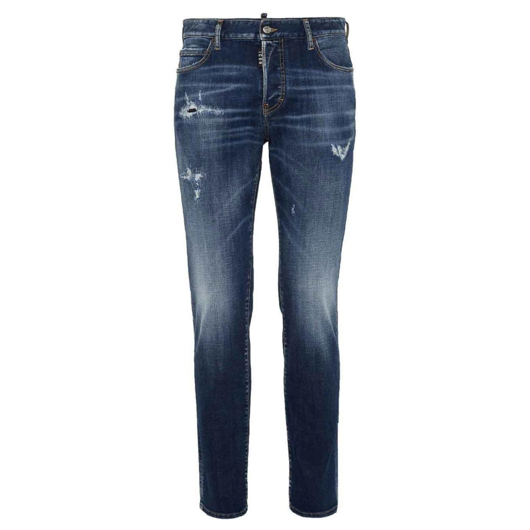 Dsquared2 Icon Marineblauwe Regular Fit Jeans